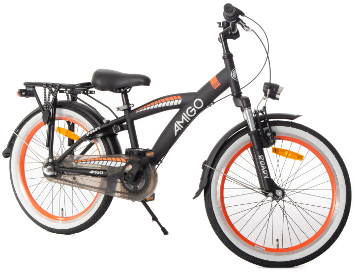 Amigo Roady 20 Inch 27,5 cm Jongens 3V Terugtraprem Zwart/Oranje