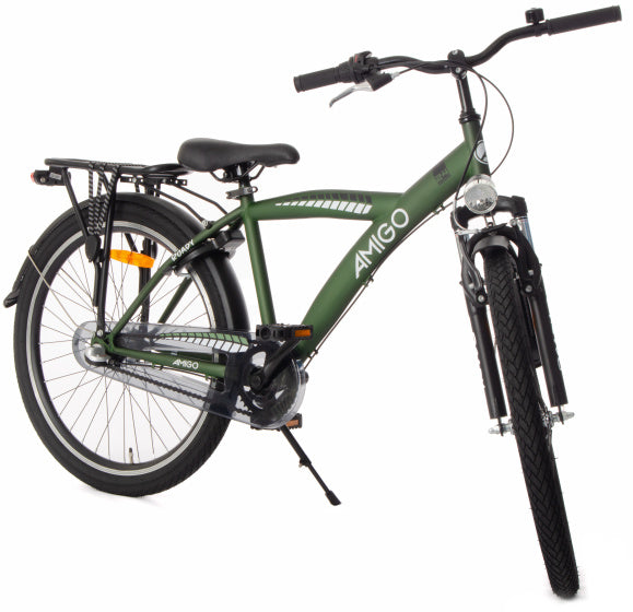Amigo Roady 24 Inch 38,5 cm Jongens 3V Terugtraprem Groen