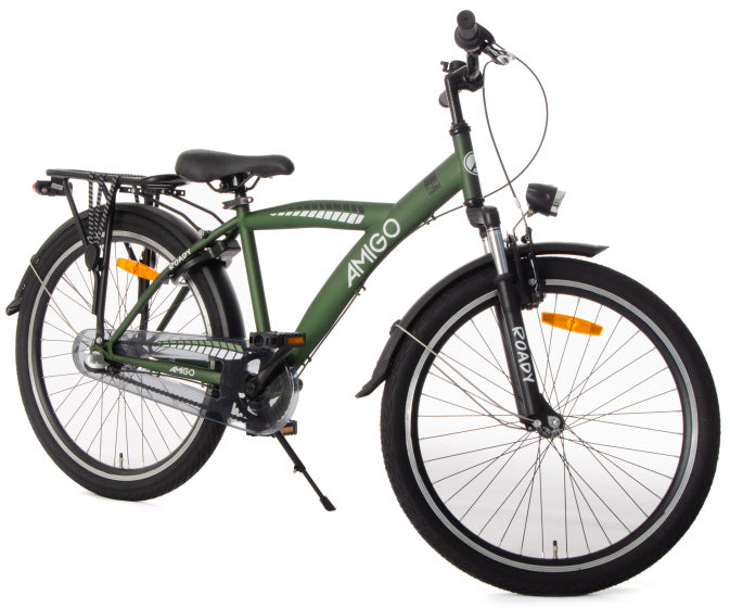 Amigo Roady 24 Inch 38,5 cm Jongens 3V Terugtraprem Groen