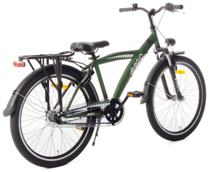 Amigo Roady 24 Inch 38,5 cm Jongens 3V Terugtraprem Groen