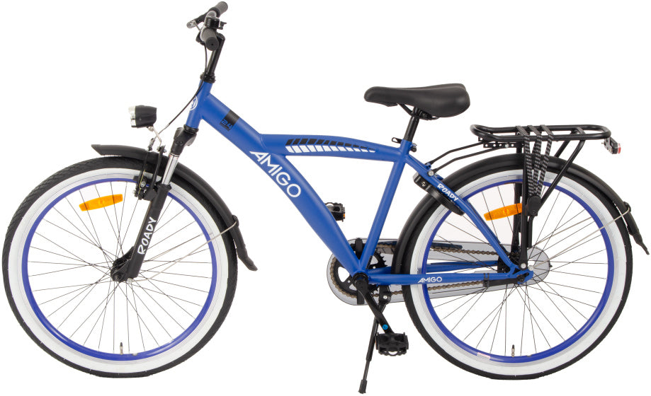 Amigo Roady 24 Inch 38,5 cm Jongens Terugtraprem Blauw
