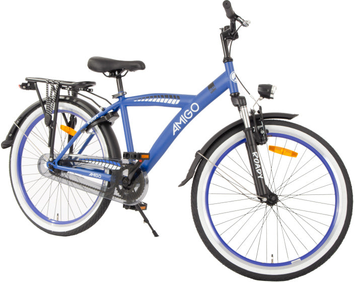 Amigo Roady 24 Inch 38,5 cm Jongens Terugtraprem Blauw
