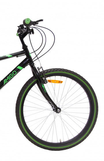 rock 24 inch 38 cm junior 18v v-brakes zwart