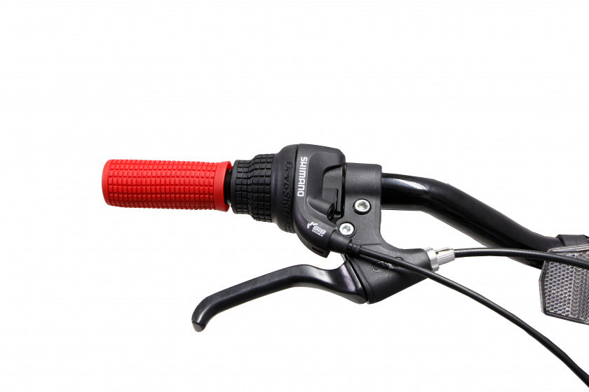 rock 24 inch 38 cm junior 18v v-brakes zwart rood