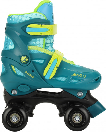 rolschaatsen Gogo junior polypropyleen blauw/geel mt 30/33