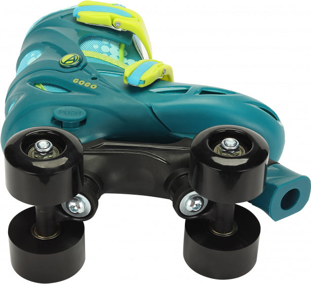 rolschaatsen Gogo junior polypropyleen blauw/geel mt 30/33