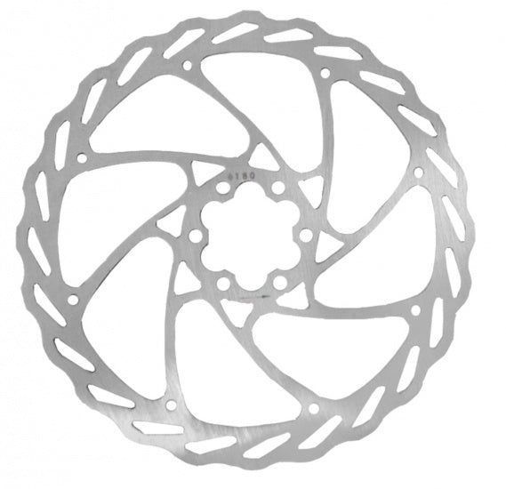remschijf 180 mm 6 gaats staal zilver