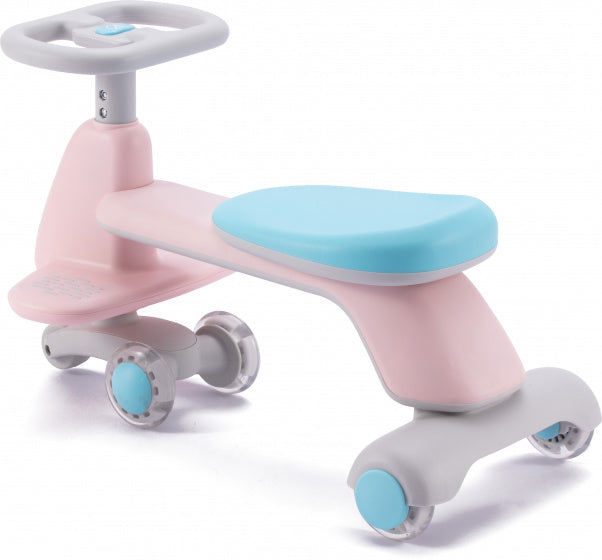 Amigo Shuttle Now loopauto junior roze/blauw