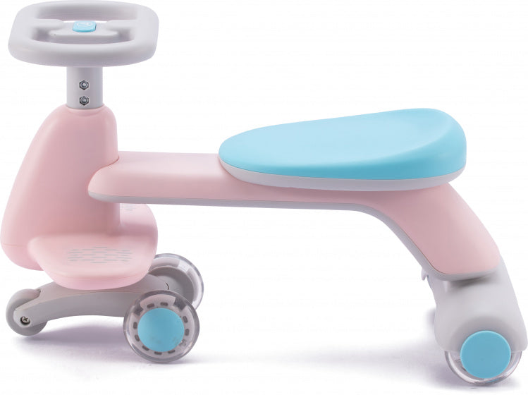 Amigo Shuttle Now loopauto junior roze/blauw