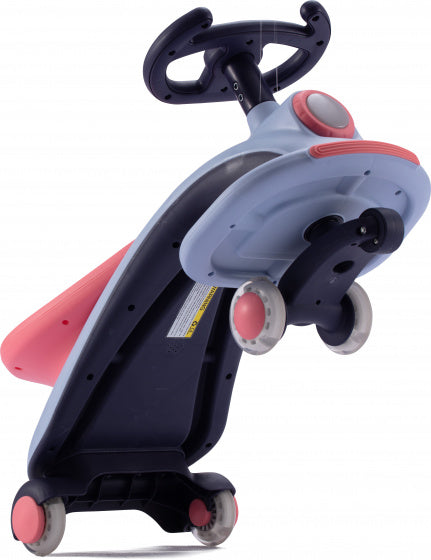 Shuttle Trike loopauto junior roze/lichtblauw