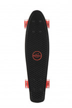 Amigo Flip-Ít skateboard met ledverlichting 55,5 cm zwart/rood