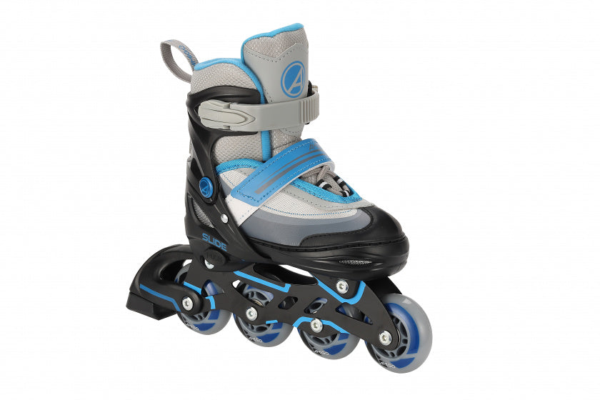 skates 2-in-1 Slide jongens polypropyleen zwart blauw mt 34 37