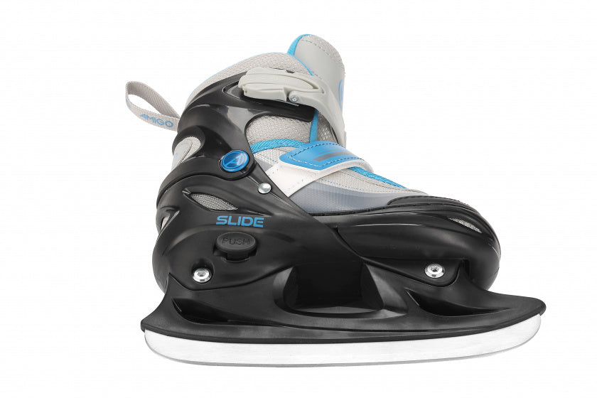 skates 2-in-1 Slide jongens polypropyleen zwart blauw mt 34 37