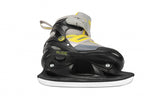 Amigo 2-in-1 schaatsen/skates junior zwart/geel maat 34/37