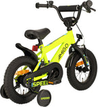Amigo Speeder 12 Inch 21,5 cm Jongens Terugtraprem Geel/Zwart