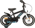 Amigo Speeder 12 Inch 21,5 cm Jongens Terugtraprem Zwart/Blauw