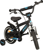 Amigo Speeder 12 Inch 21,5 cm Jongens Terugtraprem Zwart/Blauw