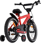 Amigo Speeder 16 Inch 27 cm Jongens Terugtraprem Rood/Zwart