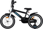 Amigo Speeder 16 Inch 27 cm Jongens Terugtraprem Zwart/Blauw