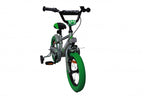 Amigo Sports 14 inch 22 cm jongens terugtraprem grijs/groen