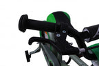 Amigo Sports 14 inch 22 cm jongens terugtraprem grijs/groen