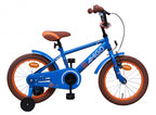 Amigo Sports 16 inch 25,4 cm jongens terugtraprem blauw