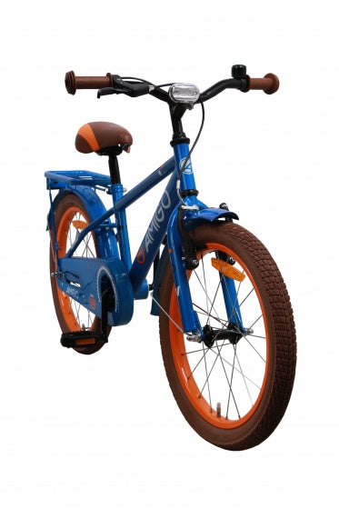 sports 18 inch 26 cm jongens terugtraprem blauw