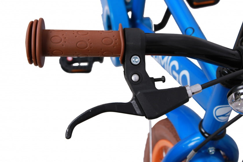sports 18 inch 26 cm jongens terugtraprem blauw