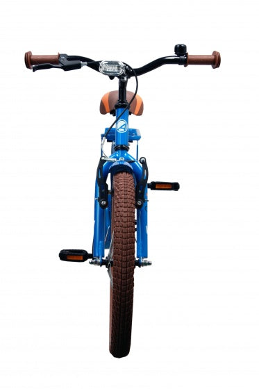 sports 18 inch 26 cm jongens terugtraprem blauw