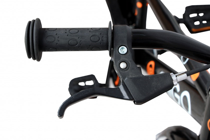 sports 18 inch 26 cm jongens terugtraprem zwart