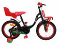Amigo Spring 16 Inch 25,5 cm Meisjes Terugtraprem Zwart