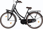Amigo Sturdy 28 Inch 53 cm Dames Terugtraprem Matzwart