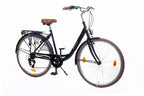 Amigo Style 28 Inch 50 cm Dames 6V V-Brakes Zwart