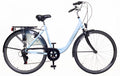 Style 28 Inch 56 cm Dames 6V V-Brakes Lichtblauw