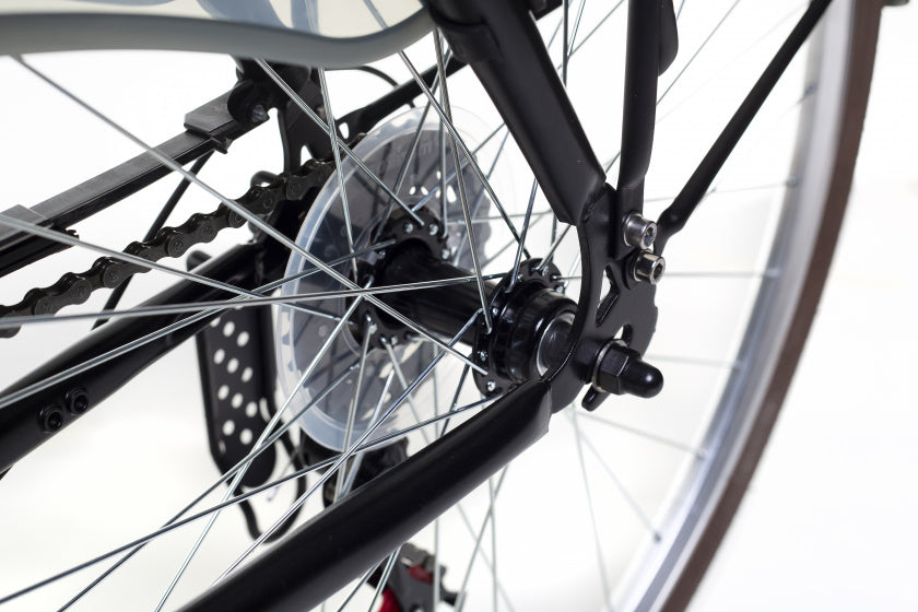 Style 28 Inch 56 cm Heren 6V V-Brakes Matzwart