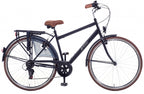Style 28 Inch 56 cm Heren 6V V-Brakes Matzwart