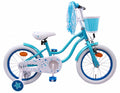 Amigo Superstar 16 Inch 22 cm Meisjes Terugtraprem Lichtblauw