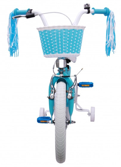 Amigo Superstar 16 Inch 22 cm Meisjes Terugtraprem Lichtblauw