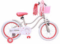 Amigo Superstar 16 inch 22 cm meisjes terugtraprem crème