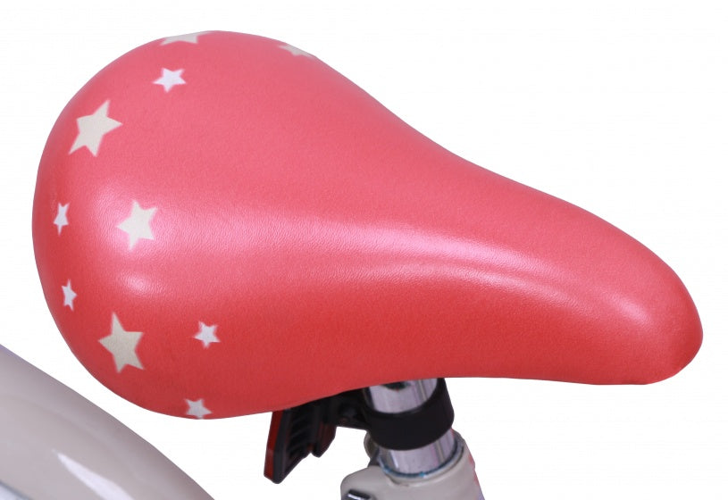 Amigo Superstar 16 inch 22 cm meisjes terugtraprem crème
