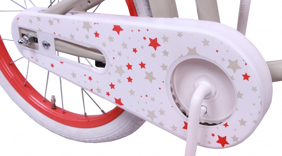Amigo Superstar 18 Inch 24 cm Meisjes Terugtraprem Creme