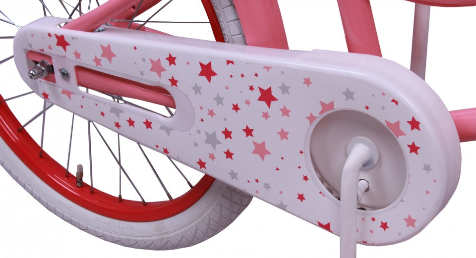 superstar 20 inch 28 cm meisjes terugtraprem roze