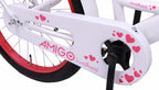 sweetheart 18 inch 24 cm meisjes terugtraprem wit