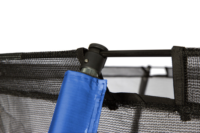 trampoline Basic met veiligheidsnet en ladder 244 cm blauw