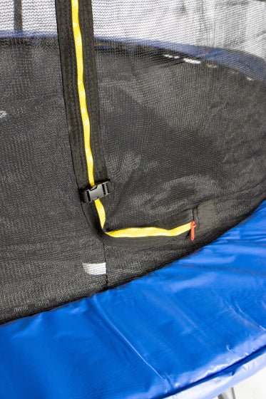 trampoline Basic met veiligheidsnet en ladder 244 cm blauw