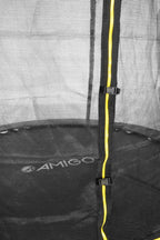 trampoline Basic met veiligheidsnet en ladder 244 cm zwart
