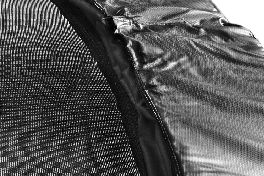 trampoline Deluxe met veiligheidsnet 305 cm zwart