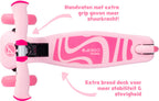 Amigo Twister opvouwbare 3-wiel kinderstep met voetrem roze