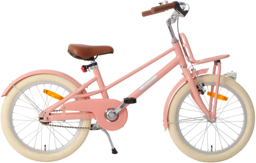 Amigo Urban 18 Inch 27 cm Meisjes Terugtraprem Zalmroze