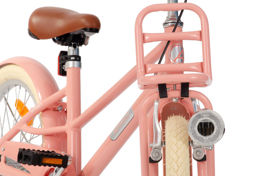 Amigo Urban 18 Inch 27 cm Meisjes Terugtraprem Zalmroze